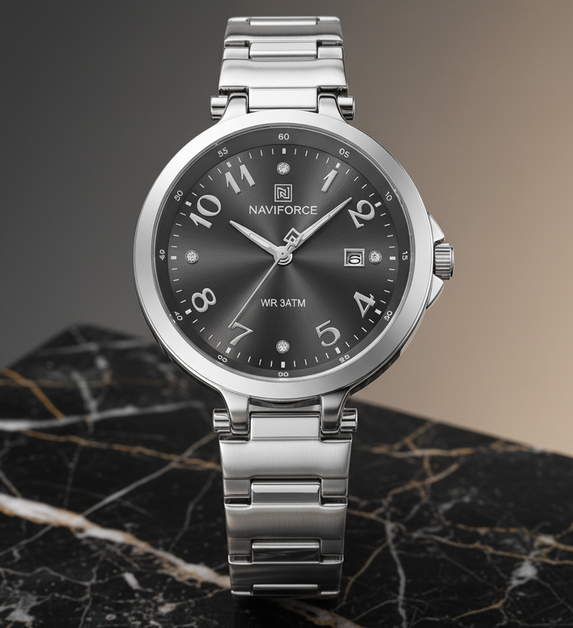 Naviforce Silver Aura