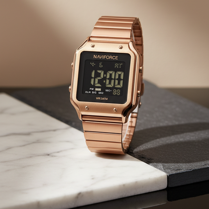 Naviforce Bold Square Digital