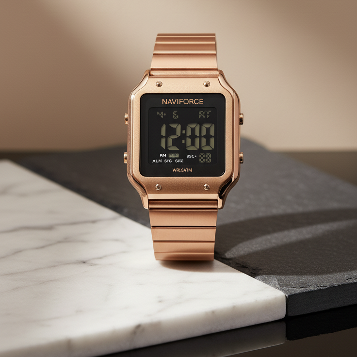 Naviforce Bold Square Digital