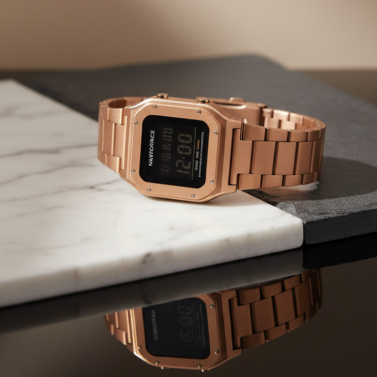 Naviforce Bold Square Digital