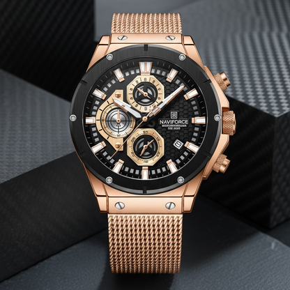 Naviforce Aurum Mesh Chrono