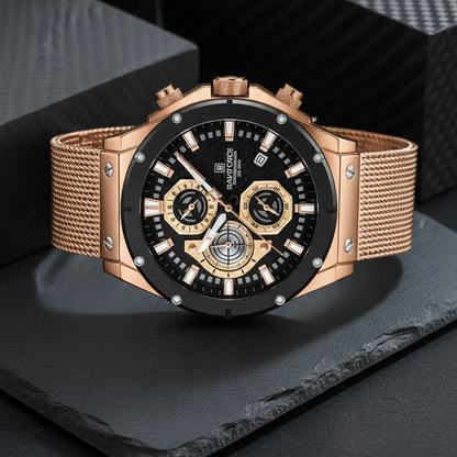 Naviforce Aurum Mesh Chrono