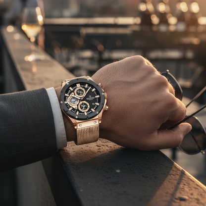 Naviforce Aurum Mesh Chrono