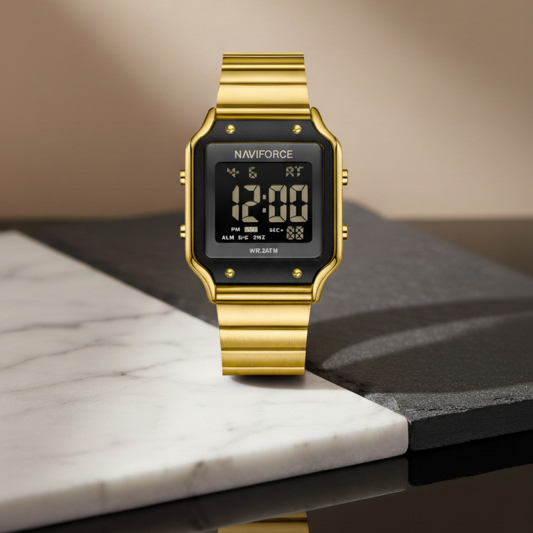 Naviforce Bold Square Digital